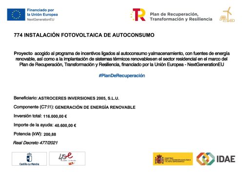 Subvención Planta Solar